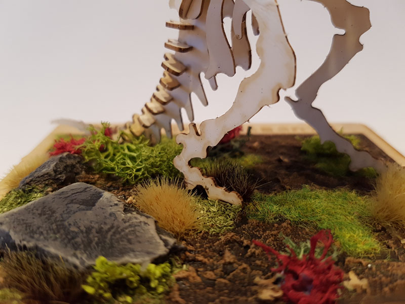 Dinosaur base, featured