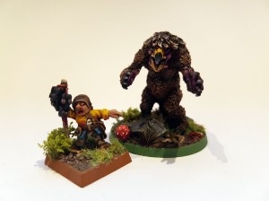 Owlbear & Halfling