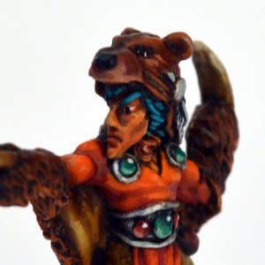 Wood Elf Bear Master - Face